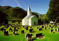 T&oslash;njum Church in T&oslash;njum Norway, Photo by Chris Tingom